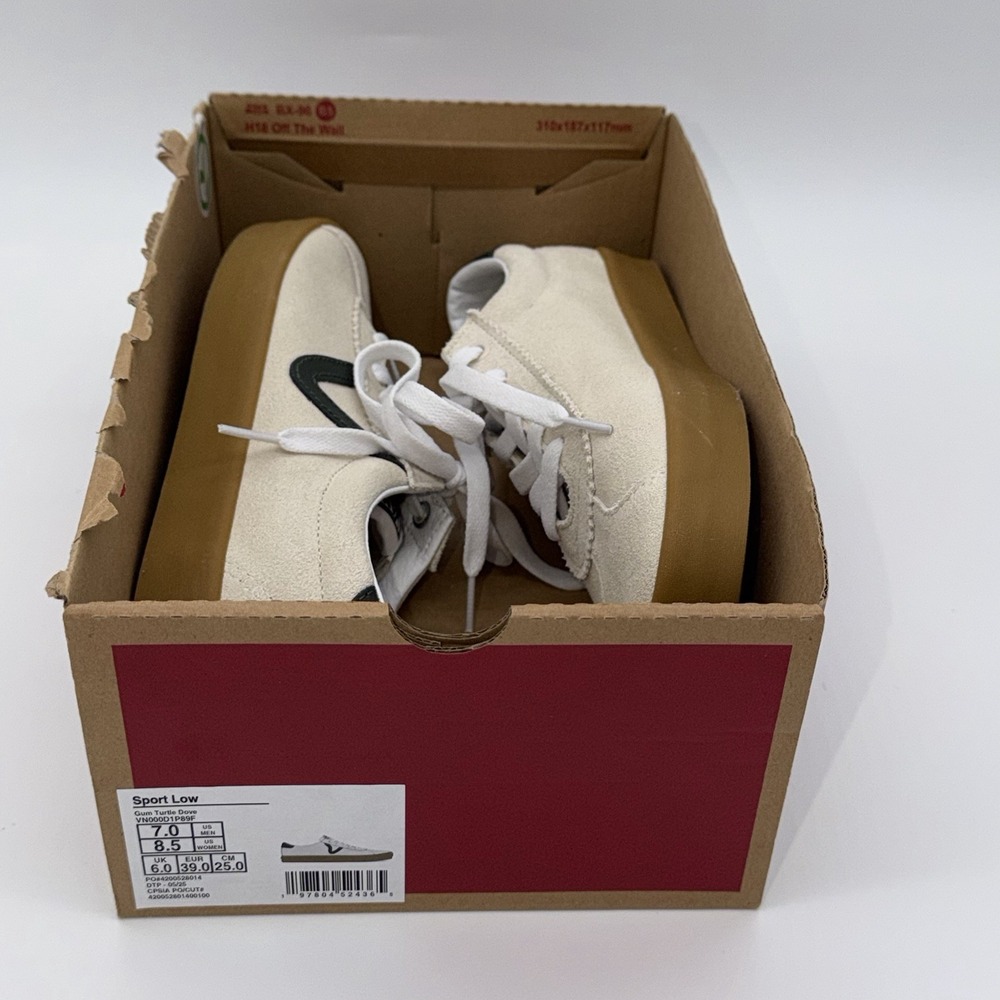 NEW VANS Sport Low Gum Turtle Dove Suede Women's 8.5 Men's 7 VN000D1P89F US - Picture 15 of 16
